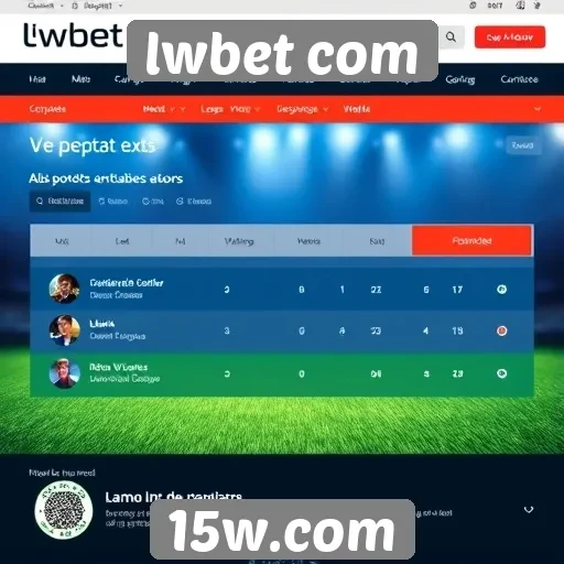 Interface do usuário do site lwbet com avaliada