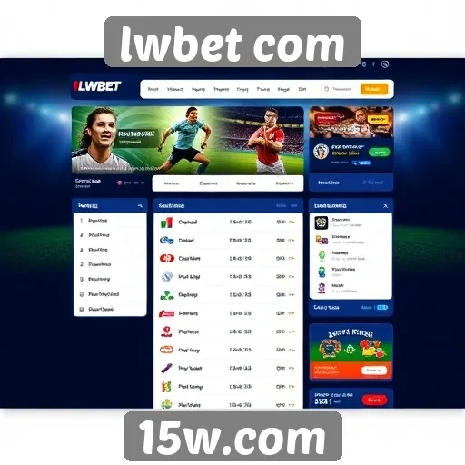 Análise da interface do usuário do site lwbet com