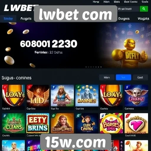 Variedade de jogos disponíveis no lwbet com